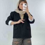کت فوتر آستین راه راه